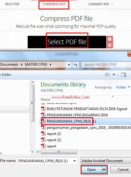 CPNS 2018; Cara Mudah Edit File PDF Jadi 1 File, Kecilkan Ukuran KB