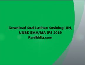 Download Soal Latihan Sosiologi UN, UNBK SMA/MA IPS 2019
